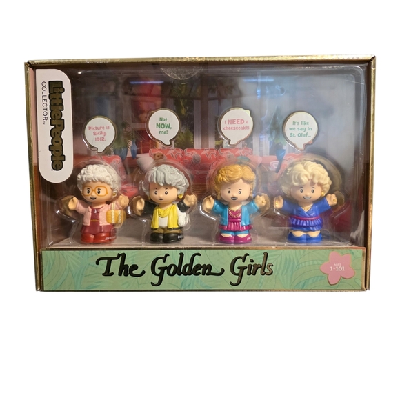 Fisher-Price Other - Fisher-Price The Golden Girls Lttle People Collectors Set